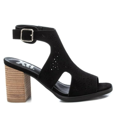Women s Suede Sandals By XTI 14109806 Black