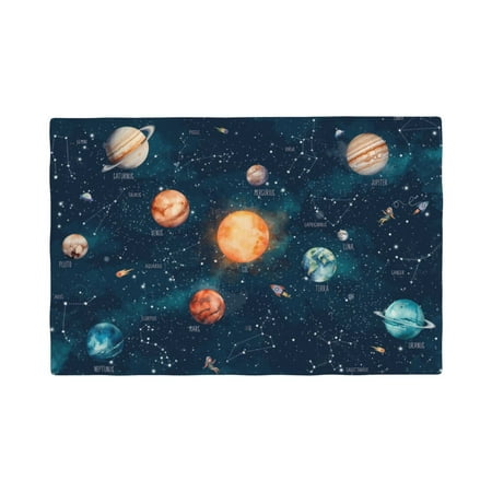 Placemats Set of 6 Solar System And Planets Place mats for Dining Table Indoor/Outdoor Cute Heat Resistant Washable Table Mats(18 x 12 )
Placemats Set of 6 Solar System And Planets Place mats for Dining Table Indoor/Outdoor Cute Heat Resistant Washable Table Mats(18 x 12 )