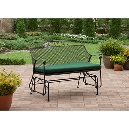 Better Homes and Gardens Clayton Court Outdoor Glider, Green