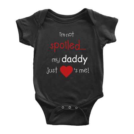 I m Not Spoiled My Daddy Just Loves Me Cute Baby Jumpsuits Bodysuits For Boy Girl
I m Not Spoiled My Daddy Just Loves Me Cute Baby Jumpsuits Bodysuits For Boy Girl