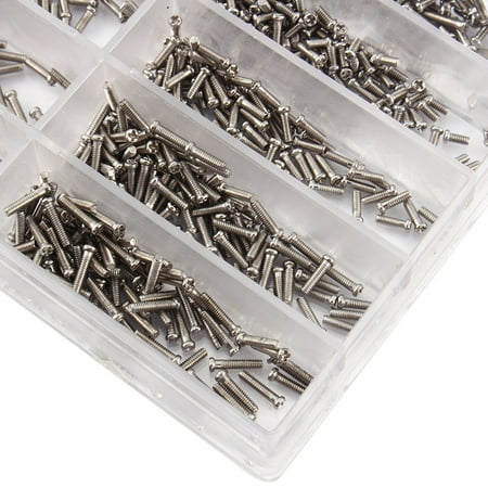 Zerodis 1000Pcs Stainless Steel Screws Assortment Micro Watch Eyeglasses Tools 1.6-5.5mm
Zerodis 1000Pcs Stainless Steel Screws Assortment Micro Watch Eyeglasses Tools 1.6-5.5mm