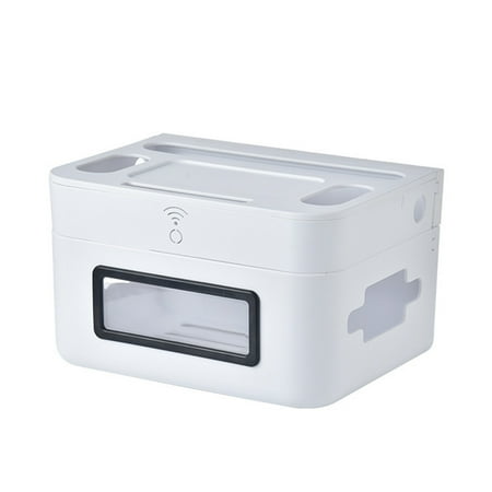 Vikakiooze Storage Box Dust-Proof Box Wireless Router Storage Box Household Power Cord Arrangement Box Storage Rack
Vikakiooze Storage Box Dust-Proof Box Wireless Router Storage Box Household Power Cord Arrangement Box Storage Rack