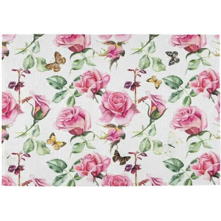 Bestwell Placemats Set of 4 Pink Roses Heat-Resistant Non-Slip Double Sided Washable Kitchen Dining Table Mats for Kitchen Table Decoration 12 x 18 Inch
Bestwell Placemats Set of 4 Pink Roses Heat-Resistant Non-Slip Double Sided Washable Kitchen Dining Table Mats for Kitchen Table Decoration 12 x 18 Inch