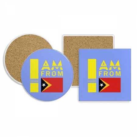 I Am From East Timor Coaster Cup Mug Holder Absorbent Stone Cork Base Set
I Am From East Timor Coaster Cup Mug Holder Absorbent Stone Cork Base Set