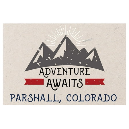 Parshall Colorado Souvenir 2x3 Inch Fridge Magnet Adventure Awaits Design