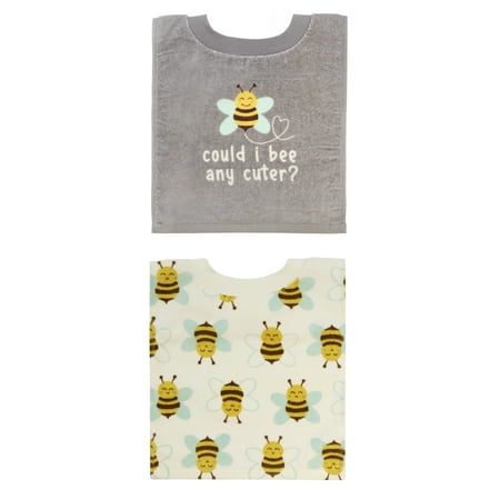 Parents Choice Baby Neutral Pullover Bibs 2-Pack