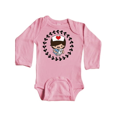 Inktastic NICU Nurse ER Nurse Gift Gift Baby Girl Long Sleeve Bodysuit