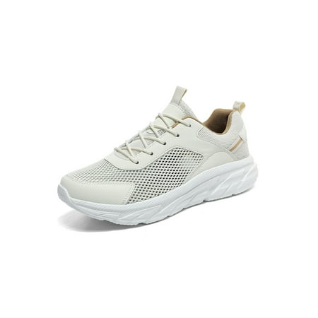 SIMANLAN Mens Sneakers Lace Up Running Shoe Platform Athletic Shoes Unisex Lightweight Casual Sneaker Womens Mesh Beige 12
SIMANLAN Mens Sneakers Lace Up Running Shoe Platform Athletic Shoes Unisex Lightweight Casual Sneaker Womens Mesh Beige 12