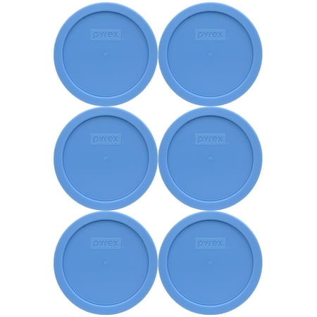 Pyrex 7401-PC Blue Cornflower Round Plastic Storage Replacement Lid (6-Pack) 
Pyrex 7401-PC Blue Cornflower Round Plastic Storage Replacement Lid (6-Pack)