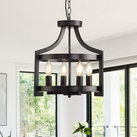 ZXNYH Farmhouse Chandelier Rustic Black Hanging Pendant Light Fixture Adjustable Metal Flush Mount Ceiling Light for Kitchen Island Dining Room Living Room Bedroom Foyer Entry
ZXNYH Farmhouse Chandelier Rustic Black Hanging Pendant Light Fixture Adjustable Metal Flush Mount Ceiling Light for Kitchen Island Dining Room Living Room Bedroom Foyer Entry