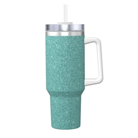 Uemuo Teal Green Glitter Print 40oz Ice Bully With Handle And Straw Stainless Steel Vacuum Insulated Cup And 2 In 1 Straw Lid Insulated Travel Tumbler
Uemuo Teal Green Glitter Print 40oz Ice Bully With Handle And Straw Stainless Steel Vacuum Insulated Cup And 2 In 1 Straw Lid Insulated Travel Tumbler