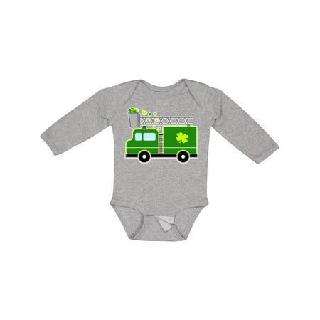 Inktastic St. Patricks Day Fire Truck in Green with Shamrocks Gift Baby Boy or Baby Girl Long Sleeve Bodysuit
Inktastic St. Patricks Day Fire Truck in Green with Shamrocks Gift Baby Boy or Baby Girl Long Sleeve Bodysuit