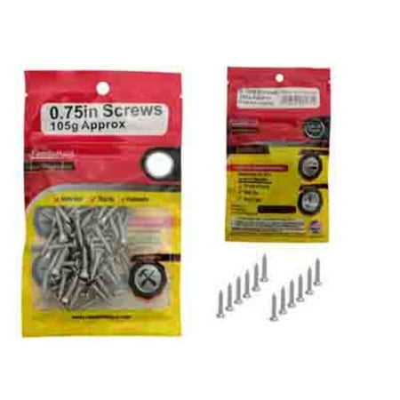 FamilyMaid 16948A 0.75 in. 105 g Multipurpose Screws Silver