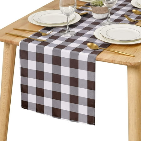 60 x 102 Inch Checkered Tablecloth Rectangle - Stain Resistant Spillproof and Washable Gingham Table Cloth for Outdoor Picnic Kitchen and Holiday Dinner Black and White
60 x 102 Inch Checkered Tablecloth Rectangle - Stain Resistant Spillproof and Washable Gingham Table Cloth for Outdoor Picnic Kitchen and Holiday Dinner Black and White