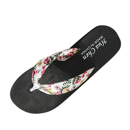 HGWXX7 Fashion Boho Satin Strap Summer Platform Wedge Flip-Flops Sandals Beach Slippers Shoes For Women White 38
HGWXX7 Fashion Boho Satin Strap Summer Platform Wedge Flip-Flops Sandals Beach Slippers Shoes For Women White 38