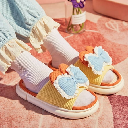 Aueoeo Slippers for hospital delivery Women s Shoes Linen Slippers Home Warm Bow Soft Sole Non-Slip Slippers
Aueoeo Slippers for hospital delivery Women s Shoes Linen Slippers Home Warm Bow Soft Sole Non-Slip Slippers