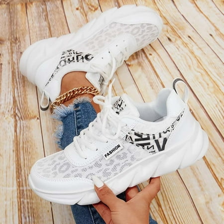 XIAQUJ Women Leopard Pattern Running Shoes Lace up Front Sporty Sports Shoes White Women s Fashion Sneakers White 6.5(37)
XIAQUJ Women Leopard Pattern Running Shoes Lace up Front Sporty Sports Shoes White Women s Fashion Sneakers White 6.5(37)