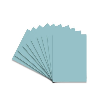 Aqua Blue 11x14 Backing Board - Uncut Photo Mat Board (50-Sheets)