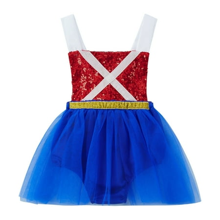 MERSARIPHY Infant Girls Independence Day Mesh Stitching Halter Romper with Sequin Decoration
MERSARIPHY Infant Girls Independence Day Mesh Stitching Halter Romper with Sequin Decoration