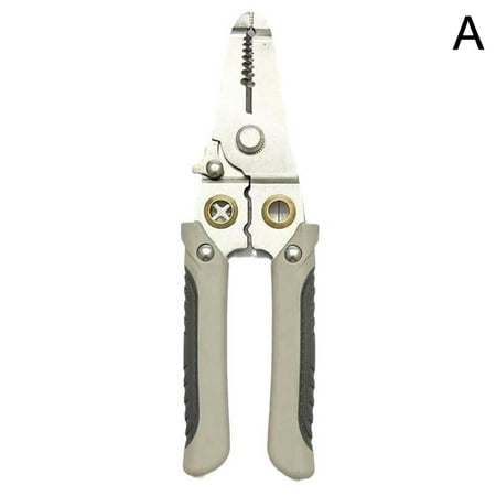 Crimping Multitool Pliers Multifunctional Wire Stripper Ring Crimp Tools Wire Terminals Hand F9I3
Crimping Multitool Pliers Multifunctional Wire Stripper Ring Crimp Tools Wire Terminals Hand F9I3