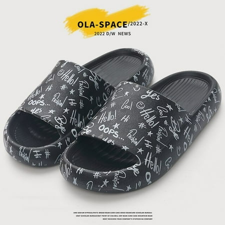 Summer Womens Slippers Fashion Design Runway EVA Smelless Thick Sole Slides Pool Beach Flip Flops Male Ladies Indoor Bath Slides
Summer Womens Slippers Fashion Design Runway EVA Smelless Thick Sole Slides Pool Beach Flip Flops Male Ladies Indoor Bath Slides