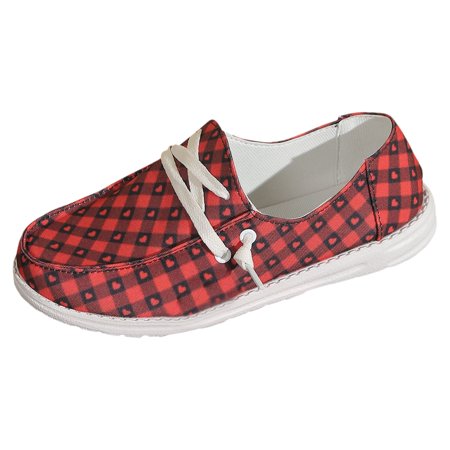 DVKOVI Womens Work Shoes Women Shoes Comfortable with Soft Soles and Casual Canvas Shoes Fashionable with Love Printed Casual Shoes Ladies Flat Shoes Red 40
DVKOVI Womens Work Shoes Women Shoes Comfortable with Soft Soles and Casual Canvas Shoes Fashionable with Love Printed Casual Shoes Ladies Flat Shoes Red 40