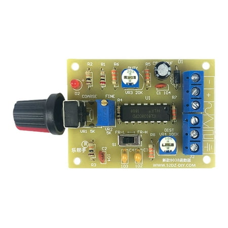 Goodhd ICL8038 function signal generator module Sine square triangle wave board DIY kit
Goodhd ICL8038 function signal generator module Sine square triangle wave board DIY kit
