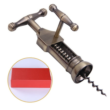 

Retro Wine Bottle Opener Portabe Zinc Alloy Corkscrew for Kitchen Supplies Gift