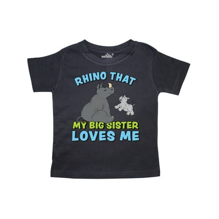Inktastic Rhino That My Big Sister Loves Me with Cute Rhinos Gift Toddler Boy or Toddler Girl T-Shirt
Inktastic Rhino That My Big Sister Loves Me with Cute Rhinos Gift Toddler Boy or Toddler Girl T-Shirt