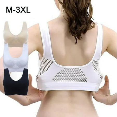 3PCS Breathable Mesh Sport Bra Top Women Hollow Yoga Bras For Fitness Running Gym Vest Top
3PCS Breathable Mesh Sport Bra Top Women Hollow Yoga Bras For Fitness Running Gym Vest Top