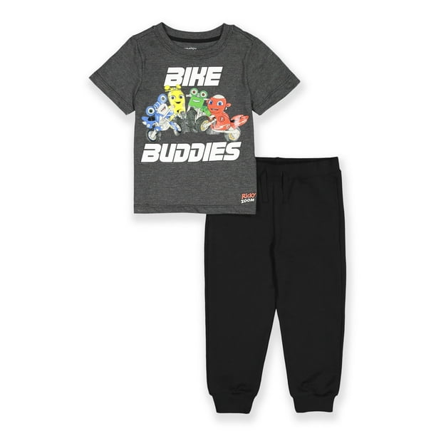 Ricky Zoom Toddler Boy T-Shirt & Jogger Pant Outfit Set, 2-Piece (2T-5T)