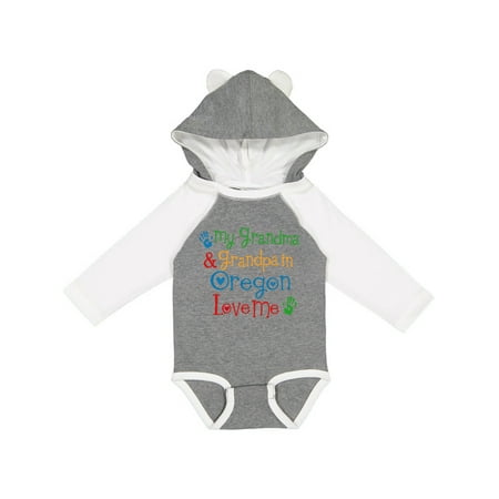 Inktastic Oregon My Grandma and Grandpa Love Me Gift Baby Boy or Baby Girl Long Sleeve Bodysuit
Inktastic Oregon My Grandma and Grandpa Love Me Gift Baby Boy or Baby Girl Long Sleeve Bodysuit