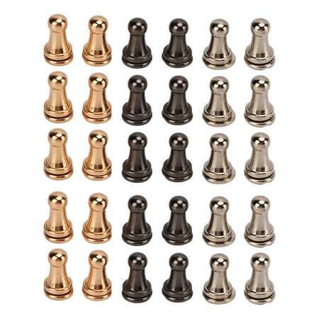Big sale 30 Pcs Round Head Rivet Screw Solid Brass High Hardness Good Toughness Ball Head Button Stud Screw for Leather Bag Belt
Big sale 30 Pcs Round Head Rivet Screw Solid Brass High Hardness Good Toughness Ball Head Button Stud Screw for Leather Bag Belt