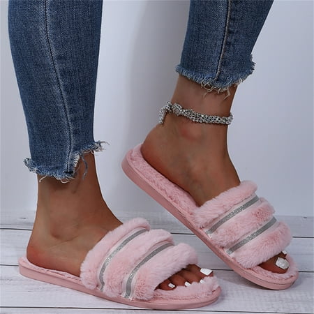 〖Yilirongyumm〗 Pink 40-41 Slippers For Women Fashion Rhinestone Furry Wear Slippers Bottom Large Size Flat Women s Outer Women s Slipper
〖Yilirongyumm〗 Pink 40-41 Slippers For Women Fashion Rhinestone Furry Wear Slippers Bottom Large Size Flat Women s Outer Women s Slipper