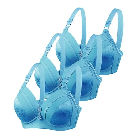Fabiurt Women s Bra 3PC Women s Comfortable No Steel Ring Thin Size Large Women s Gathering Underwear With Top Collection And Anti Drop Bra BU1
Fabiurt Women s Bra 3PC Women s Comfortable No Steel Ring Thin Size Large Women s Gathering Underwear With Top Collection And Anti Drop Bra BU1