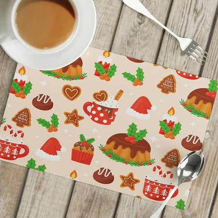 Christmas Linen Placemat Insulated Mat Table Mat Party Home Napkins Holiday Gifts
Christmas Linen Placemat Insulated Mat Table Mat Party Home Napkins Holiday Gifts