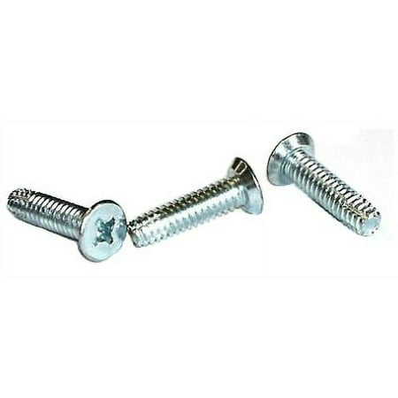 10-32 x 3/8 Type F Thread Cutting Screws / Phillips / Flat Undercut Head / Steel / Zinc - 10000 Piece Carton
10-32 x 3/8 Type F Thread Cutting Screws / Phillips / Flat Undercut Head / Steel / Zinc - 10000 Piece Carton