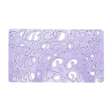 Fuieoe Cake Stand Diy Alphabet Number Cake Unique Fondant Shape Mold