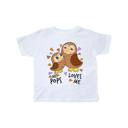 Inktastic My Pops Loves Me- cute owl family Gift Toddler Boy or Toddler Girl T-Shirt
Inktastic My Pops Loves Me- cute owl family Gift Toddler Boy or Toddler Girl T-Shirt