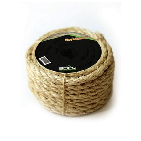 Boen Sisal 3-Strand Twisted Rope 3/8 X50