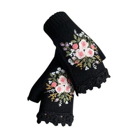 WUDATI Cable Knit Autumn and Winter Warmth Women And Men Winter Women S Winter Hand Embroidered Gloves Knitted Gloves Imitation Lace Gloves Winter Warm Gloves Hand Woven Gloves
WUDATI Cable Knit Autumn and Winter Warmth Women And Men Winter Women S Winter Hand Embroidered Gloves Knitted Gloves Imitation Lace Gloves Winter Warm Gloves Hand Woven Gloves