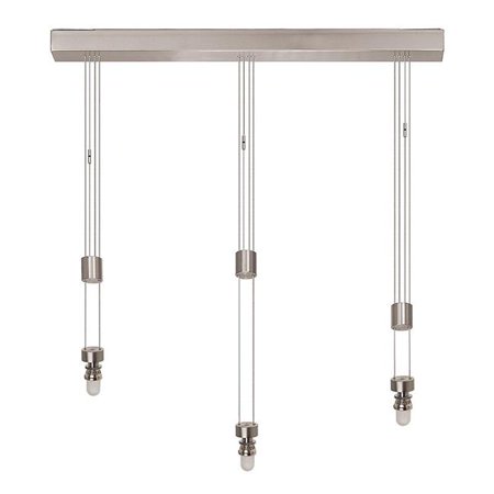 Access Lighting Sigma Hyperion 3 Light Adjustable Pendant - Bronze - 905AJ-BS