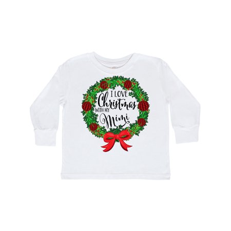 Inktastic I Love Christmas with My Mimi Wreath Gift Toddler Boy or Toddler Girl Long Sleeve T-Shirt
Inktastic I Love Christmas with My Mimi Wreath Gift Toddler Boy or Toddler Girl Long Sleeve T-Shirt