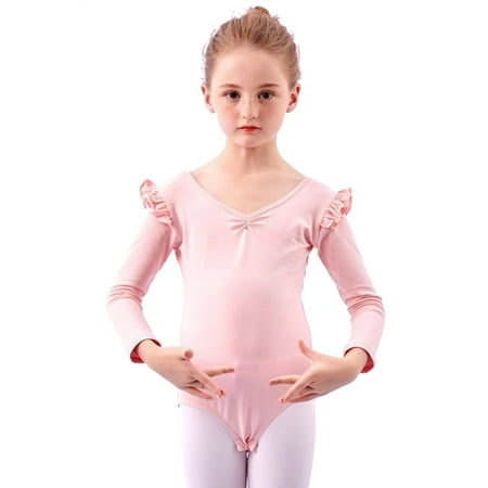 ZMHEGW Toddler Girls Long Sleeve Dance Dress Autumn Winter Ruffled Training Dress Girls Balle Bodysuit
ZMHEGW Toddler Girls Long Sleeve Dance Dress Autumn Winter Ruffled Training Dress Girls Balle Bodysuit