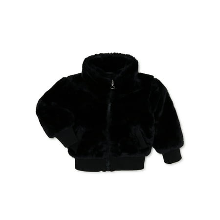 Urban Republic Toddler Girl Faux Fur Bomber Jacket Sizes 2T-4T
