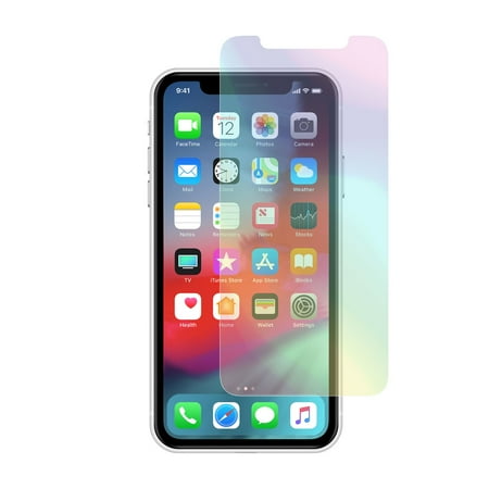 kurl Tempered Glass for iPhone XR - Holographic Design