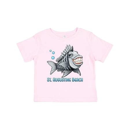 Inktastic St. Augustine Beach Sheepshead Fish Gift Baby Boy or Baby Girl T-Shirt