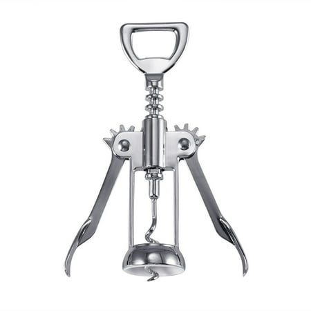 Wing Corkscrew Wine Opener Premium All-in-one Wine Corkscrew and Bottle Opener-Silver
Wing Corkscrew Wine Opener Premium All-in-one Wine Corkscrew and Bottle Opener-Silver