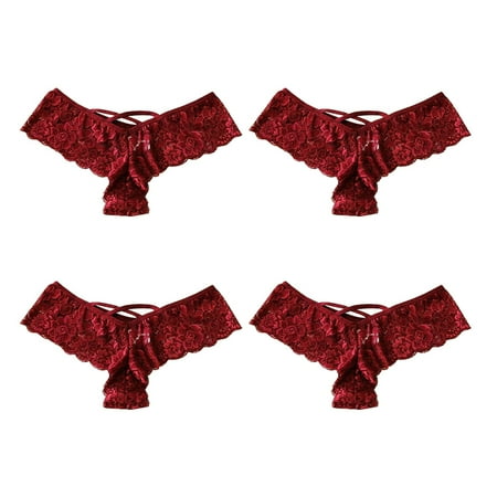 Women s Panties Casual Solid Color Mid High Waist Seamless Lace Short Lingerie Thong 4 Packs Briefs Comfy Soft Underpants
Women s Panties Casual Solid Color Mid High Waist Seamless Lace Short Lingerie Thong 4 Packs Briefs Comfy Soft Underpants