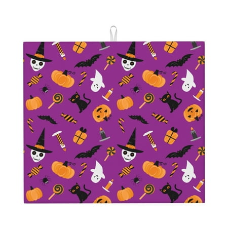Xecao Halloween2 Print Dish Drying Mat for Kitchen Counter Absorbent Coffee Bar Mat Dish Drainer Rack Mats Dining Room Decoration
Xecao Halloween2 Print Dish Drying Mat for Kitchen Counter Absorbent Coffee Bar Mat Dish Drainer Rack Mats Dining Room Decoration
